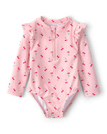 Carter's Baby Girl Cherries Long-Sleeve Swimsuit