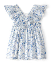 Afbeelding in Gallery-weergave laden, Oshkosh Baby Girl Blue/White Floral Dress Set
