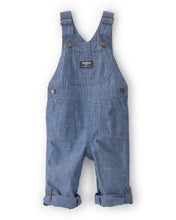 Load image into Gallery viewer, Oshkosh Baby Boy Chambray Cuffed Overalls
