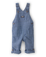 Oshkosh Baby Boy Chambray Cuffed Overalls