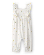 Carter's Baby Girl Ivory Lemon Print Jumpsuit