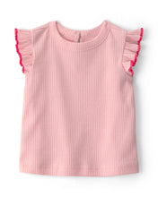 Afbeelding in Gallery-weergave laden, Carter's 2pc Baby Girl Pink Top &amp; Blue Romper Set
