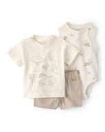 Carter's 3pc Baby Boy Into The Wild Top, Bodysuit & Short Set