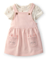 Carter's 2pc Baby Girl Bunny Bodysuit & Pink Jumper Set