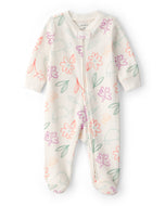 Carter's Baby Girl Floral 2-Way Zip-Up Footie Coverall