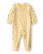 Carter's Baby Girl Yellow Lemon 2-Way Zip-Up Footie Coverall