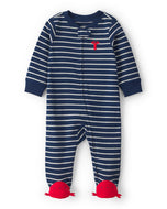 Carter's Baby Boy Navy Red Crab 2-Way Zip-Up Footie Coverall
