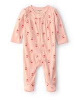 Carter's Baby Girl Floral 2-Way Zip-Up Footie Coverall