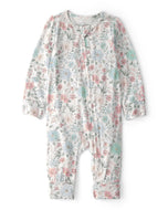 Carter's PurelySoft Baby Girl Floral Print 2-Way Zip-Up Coverall
