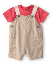 Afbeelding in Gallery-weergave laden, Carter's 2pc Baby Boy Red/Orange Top &amp; Overall Set
