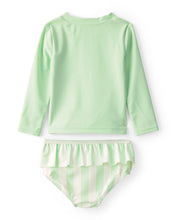 Load image into Gallery viewer, Carter's 2pc Baby Girl Vacay Mode Rashguard Swim Set
