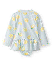 Load image into Gallery viewer, Carter's Baby Girl Lemon Long-Sleeve Rashguard Swimsuit
