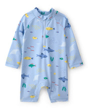Load image into Gallery viewer, Carter's Baby Boy Underwater Animals Long-Sleeve Rashguard Swimwear
