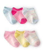 Carter's 6pk Baby Girl Multicolor Short Ankle Socks
