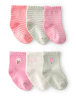 Carter's 6pk Ice-Cream Print Socks