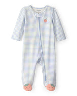Carter's Baby Girl Peach 2-Way Zip-Up Footie Coverall
