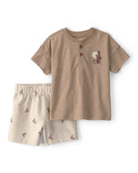 Carter's 2pc Baby Boy Desert Shirt & Pull-Up Shorts Set
