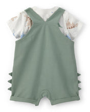 Cargar imagen en el visor de la galería, Carter's 2pc Baby Boy Dinosaur Print Top &amp; Shortall Set
