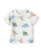 Cargar imagen en el visor de la galería, Carter's 2pc Baby Boy Dinosaur Print Top &amp; Shortall Set
