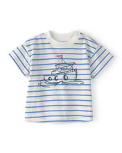 Afbeelding in Gallery-weergave laden, Carter's 3pc Baby Boy Nautical Tops, Pull-Up Short Set
