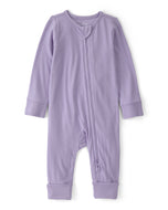 Carter's PurelySoft Baby Girl Purple 2-Way Zip-Up Coverall