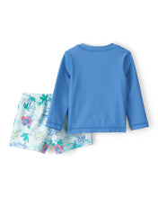 Load image into Gallery viewer, Carter's 2pc Baby Boy Sun Club Rashguard Top &amp; Shorts Swim Set
