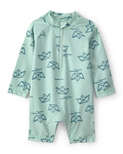 Load image into Gallery viewer, Carter's Baby Boy Paper Boat Long-Sleeve Rashguard Swimwear

