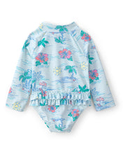 Load image into Gallery viewer, Carter's Baby Girl Beach Long-Sleeve Rashguard Swimsuit
