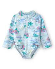 Load image into Gallery viewer, Carter's Baby Girl Beach Long-Sleeve Rashguard Swimsuit
