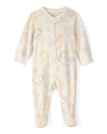 Carter's Baby Neutral Bunny 2-Way Zip-Up Footie Coverall
