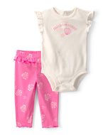 Carter's 2pc Baby Girl Mommy's Mini Treasure Bodysuit & Pants Set
