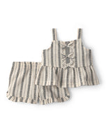 Carter's 2pc Baby Girl Striped Top & Shorts Set