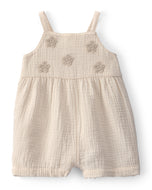 Carter's Baby Girl White Floral Sleeveless Romper