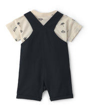 Afbeelding in Gallery-weergave laden, Carter's 2pc Baby Boy Black Beach Overall Set

