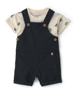 Carter's 2pc Baby Boy Black Beach Overall Set