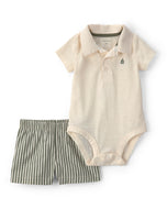 Carter's 2pc Baby Boy Sailboat Print Bodysuit & Shorts Set