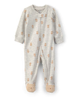 Carter's Baby Boy Bear Print 2-Way Zip-Up Footie Coverall