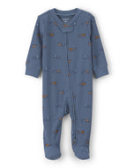Carter's Baby Boy Construction Print 2-Way Zip-Up Footie Coverall