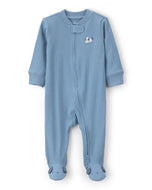 Carter's Baby Boy Blue Puppy Print 2-Way Zip-Up Footie Coverall
