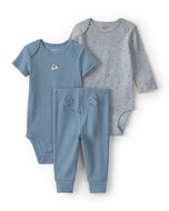 Carter's 3pc Baby Boy Blue Puppies Print Bodysuits & Pants Set