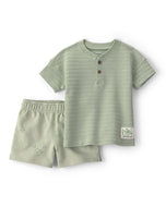 Carter's 2pc Baby Boy 'Hop Around' Top & Shorts Set