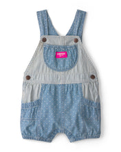 Load image into Gallery viewer, Oshkosh Baby Girl Denim Polka Dot Shortall
