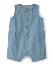 Afbeelding in Gallery-weergave laden, Carter's Baby Boy Beach Cruiser Chambray Sleeveless Romper

