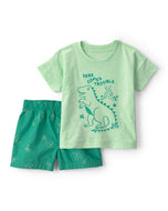 Carter's 2pc Baby Boy 'Here Comes Trouble' Top & Shorts Set