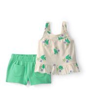Afbeelding in Gallery-weergave laden, Carter's 2pc Baby Girl Fish Print Sleeveless Top &amp; Shorts Set
