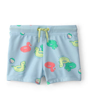Load image into Gallery viewer, Carter's 2pc Baby Boy 'Going With The Flow' Long-Sleeve Top &amp; Shorts Swim Set
