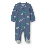Carter's Baby Boy Dino Print 2-Way Zip-Up Footie Coverall