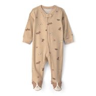Carter's Baby Boy Dog Print 2-Way Zip-Up Footie Coverall