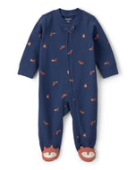 Carter's Baby Boy Fox Print 2-Way Zip-Up Footie Coverall