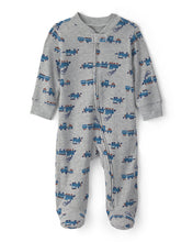Afbeelding in Gallery-weergave laden, Carter's Baby Boy Train Print 2-Way Zip-Up Footie Coverall
